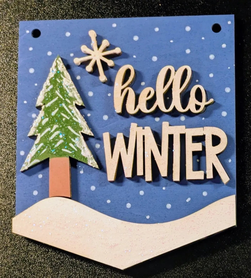 An example DIY ornament