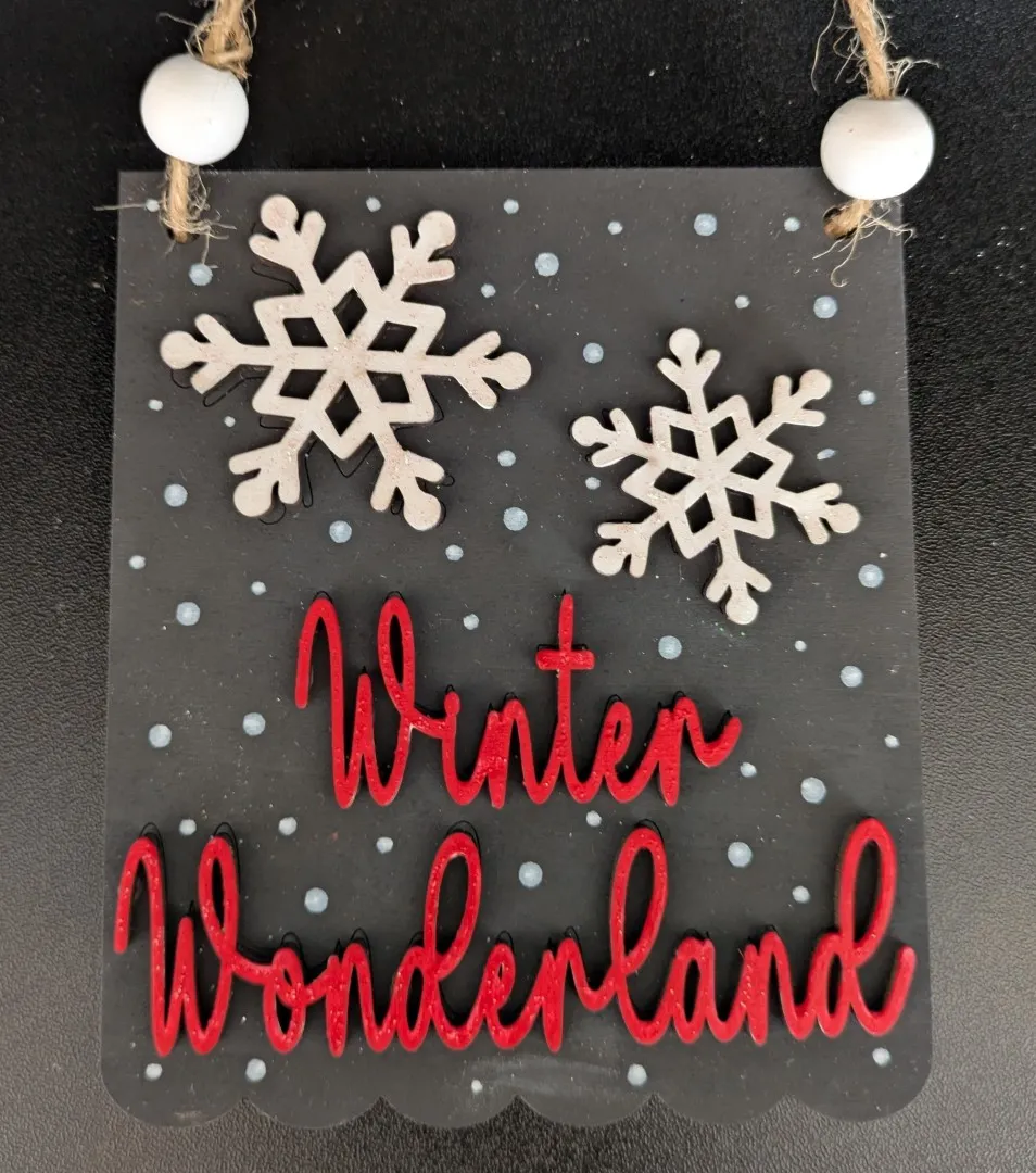 An example DIY ornament